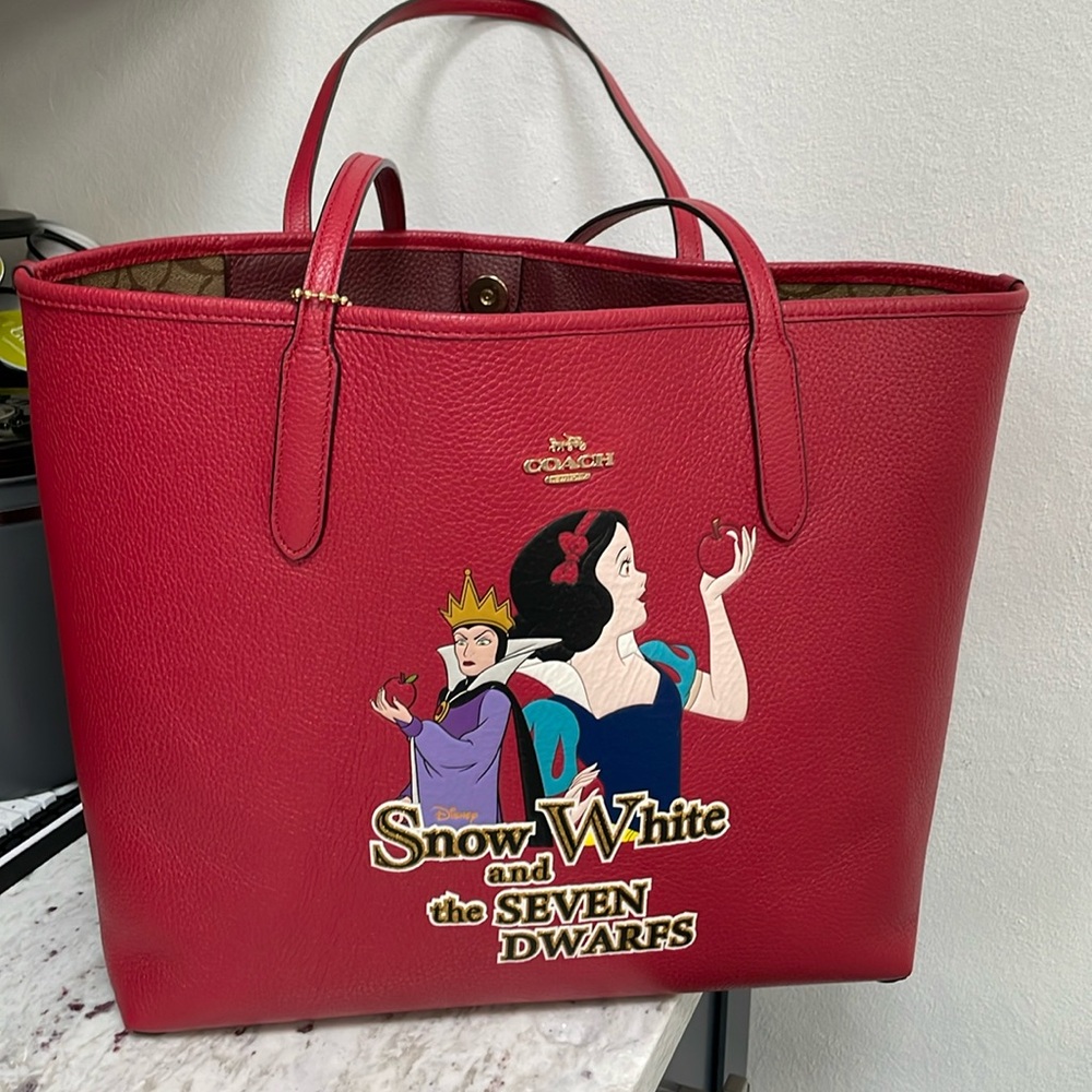 Coach x Disney leather tote